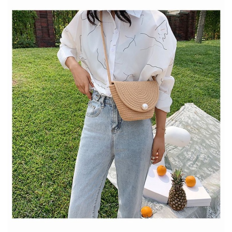 [ READY STOCK ] Kameela Bag / Tas anyaman selempang