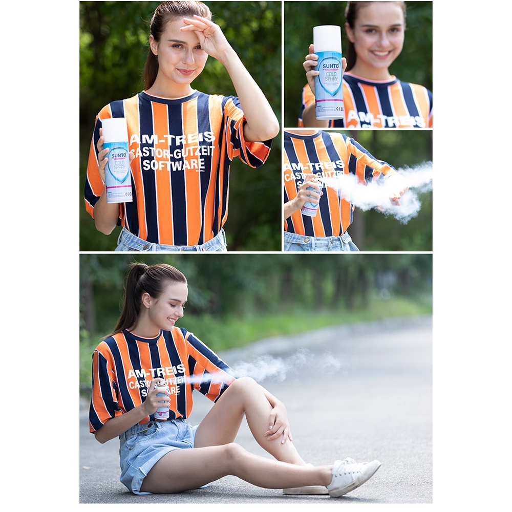 Sunto Kompress Dingin Spray Sports Strain Cooling Cold Relieves Muscles 255g - ST2010