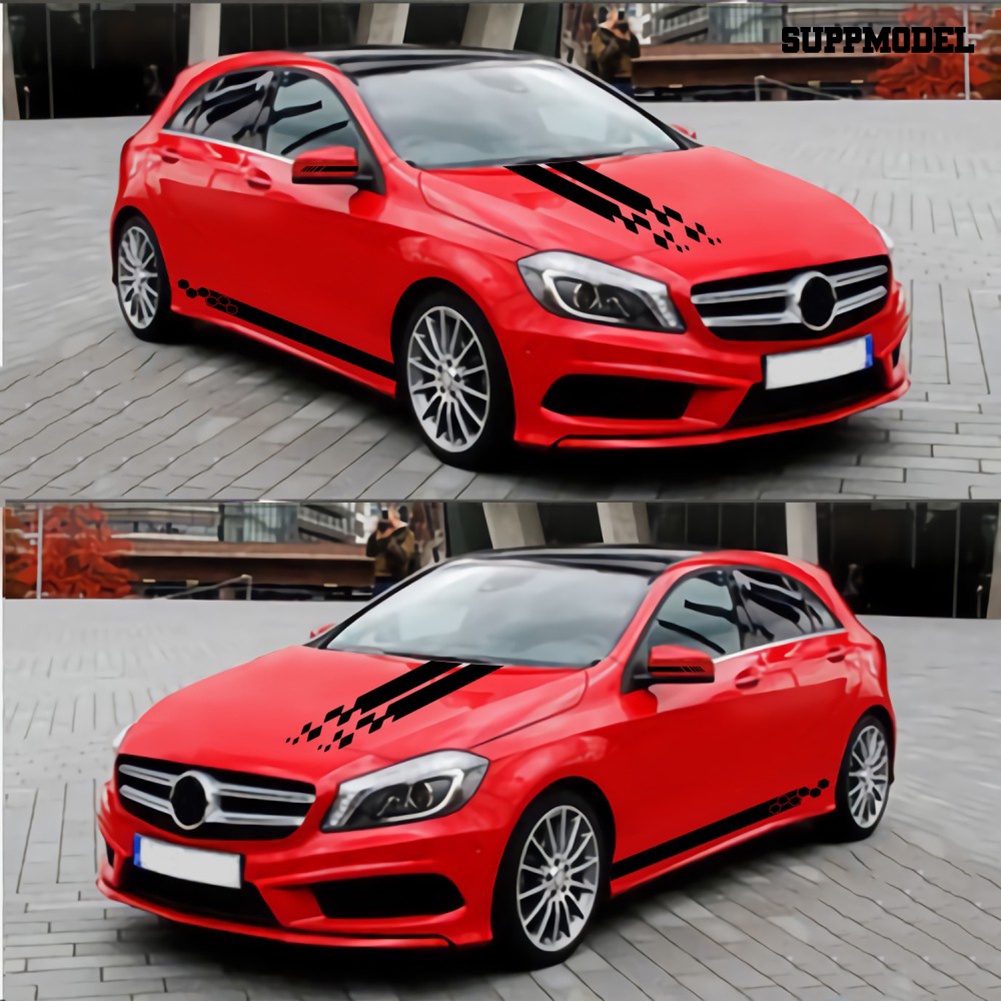 Car 5Pcs / Set Stiker Decal Anti Air Untuk Dekorasi Kaca Spion / Kap Mesin Mobil