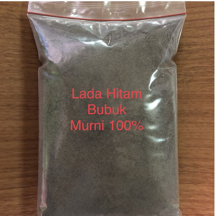 

Siap Kirim Lada Hitam Bubuk / Lampung Murni 100% 1 Kg