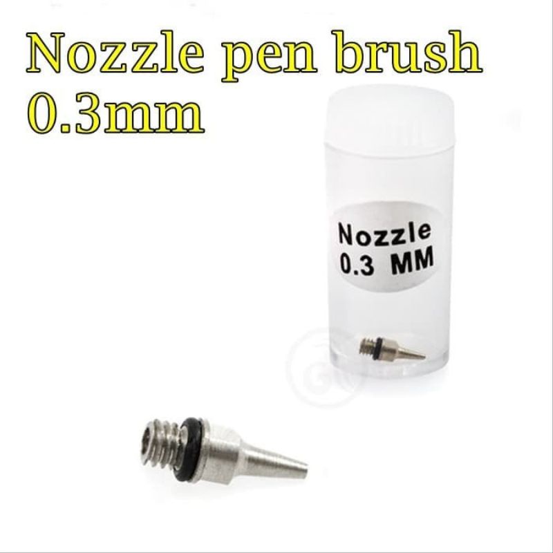 Spare Part Moncong Nozzle Pen Brush Nozzle Pen Air Brush 0.3mm