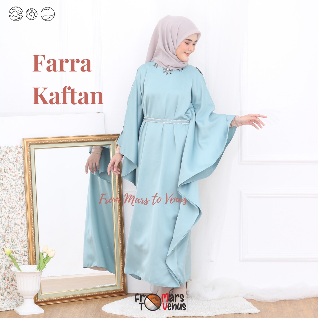 Farra Kaftan From Mars to Venus | Kaftan Satin Premium | Kaftan Payet | Kaftan Swarovski | Kaftan Le
