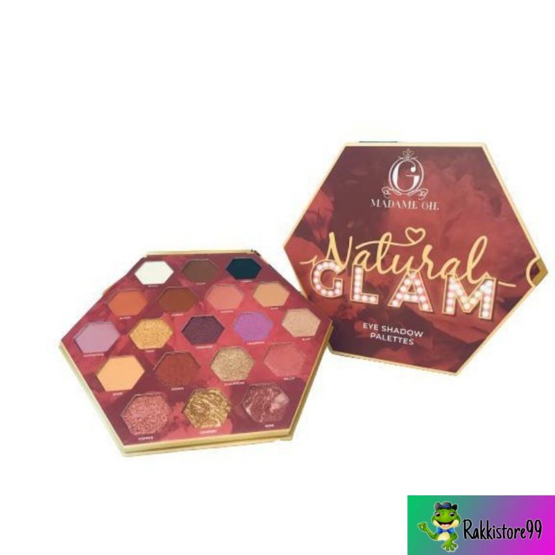 ❣️Rakkistore99❣️Madame Gie Natural Glam - Make Up Eyeshadow Palette