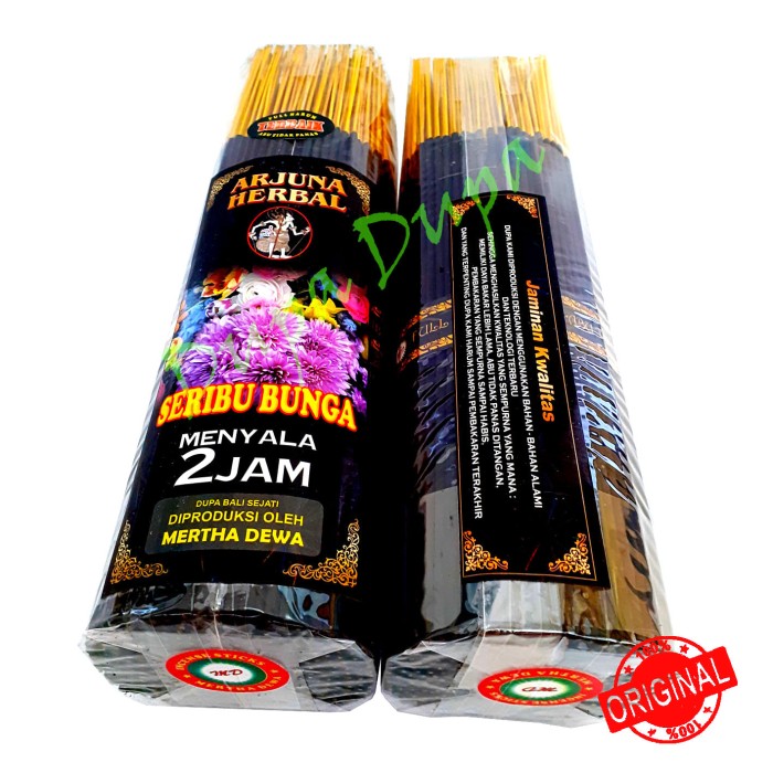 NEW Hio Dupa Buhur Wangi Aromaterapi Bali Arjuna Herbal Stik 32cm 1 Kg - Seribu Bunga
