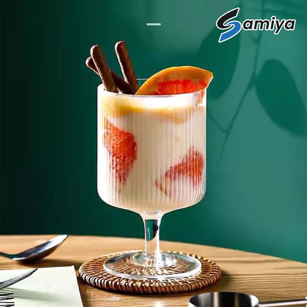 gelas ripple origami style cup transparent tea coffee cocktail beer juice milkshake / gelas kopi teh kaca