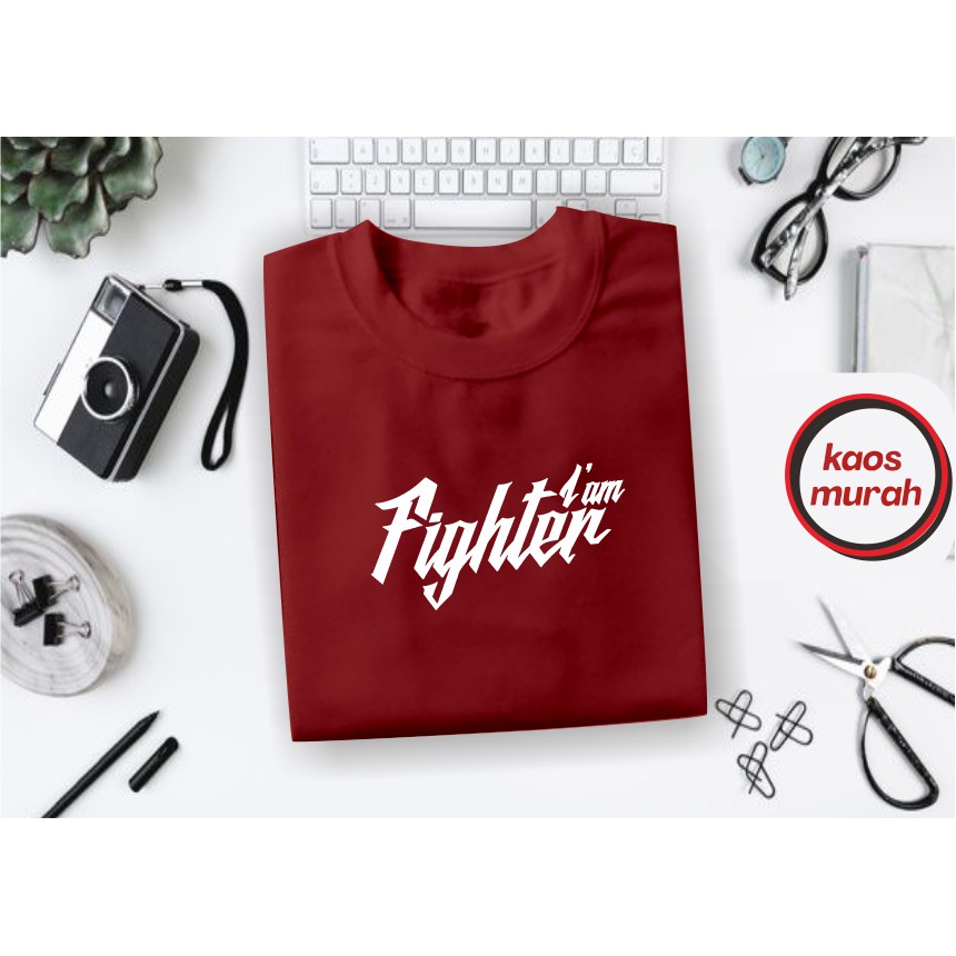 KAOS IM FIGHTER MOBILE LEGEND kaos pria distro murah bandung simpel  / baju pria keren /  t shirt pr