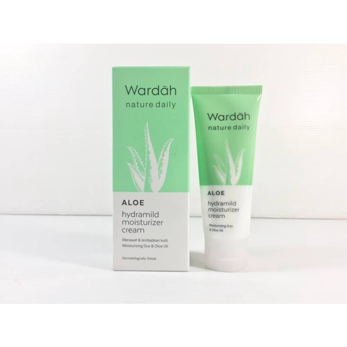 WARDAH NATURE DAILY ALOE HYDRAMILD MOISTURIZER CREAM BPOM