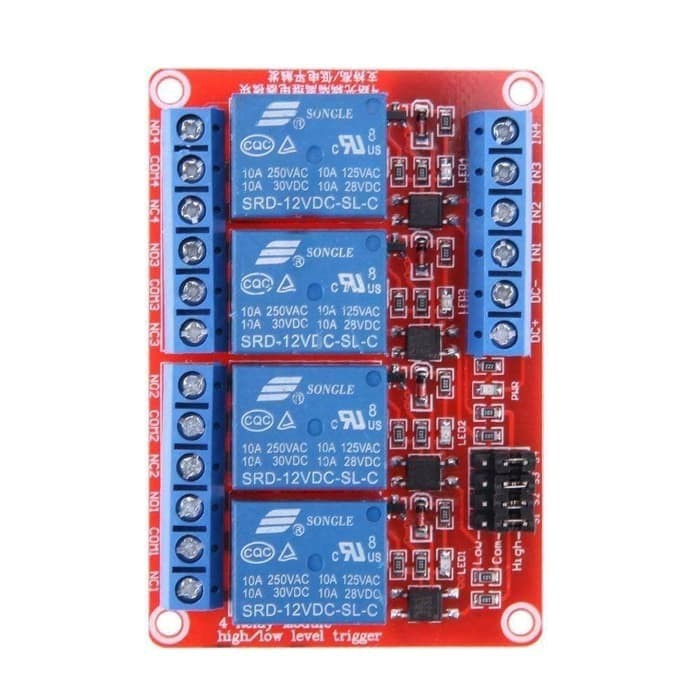 Modul Relay 4 Channel 12V DC