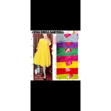 Dress brokat babydoll