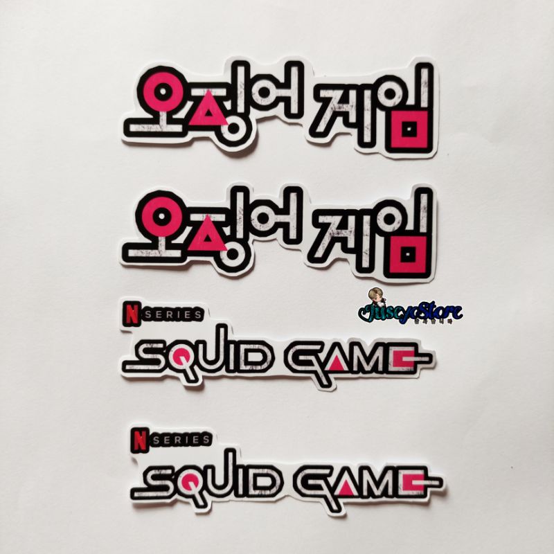 Kpop Kdrama Hangul Game stiker sticker Anti Air