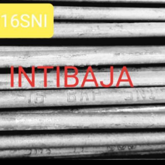 BESI BETON POLOS 16 SNI FULL / Besi Beton 16mm Polos