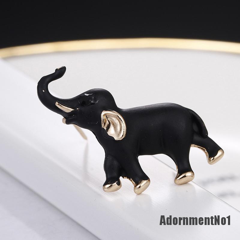 (Adornmentno1) Bros Pin Enamel Bentuk Gajah Untuk Wanita