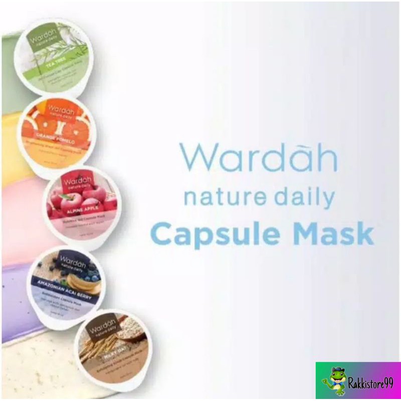 ❣️Rakkistore99❣️Wardah Nature Daily Capsule Mask 10ml (100% Original)