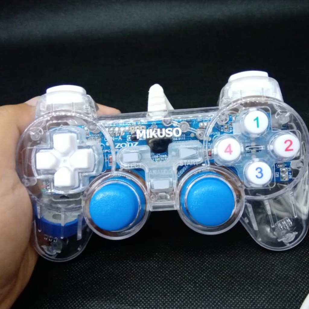 GAMEPAD MIKUSO SINGLE TRANSPARAN GP-009 GAMING