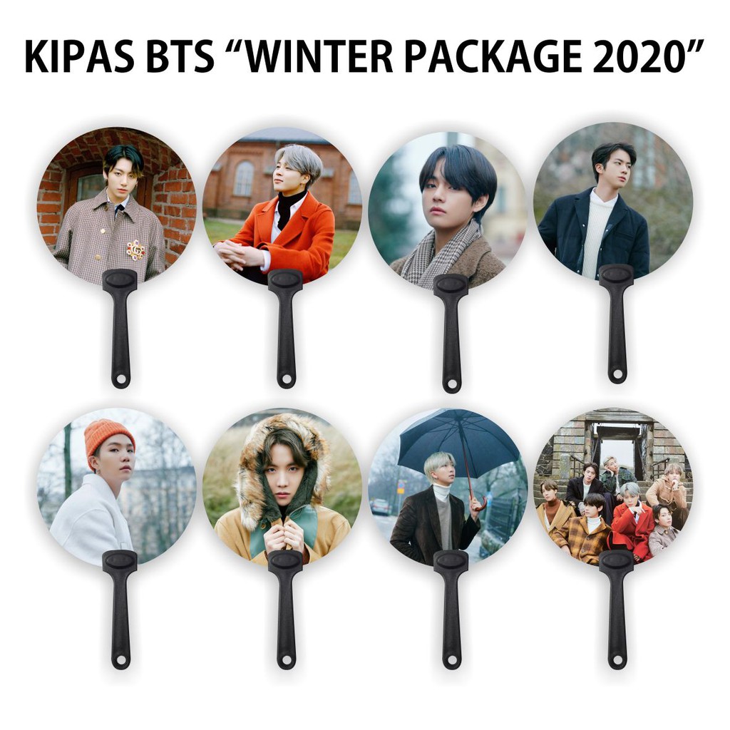 [READY STOCK] KIPAS TANGAN / HANDFAN BTS WINTER PACKAGE 2020