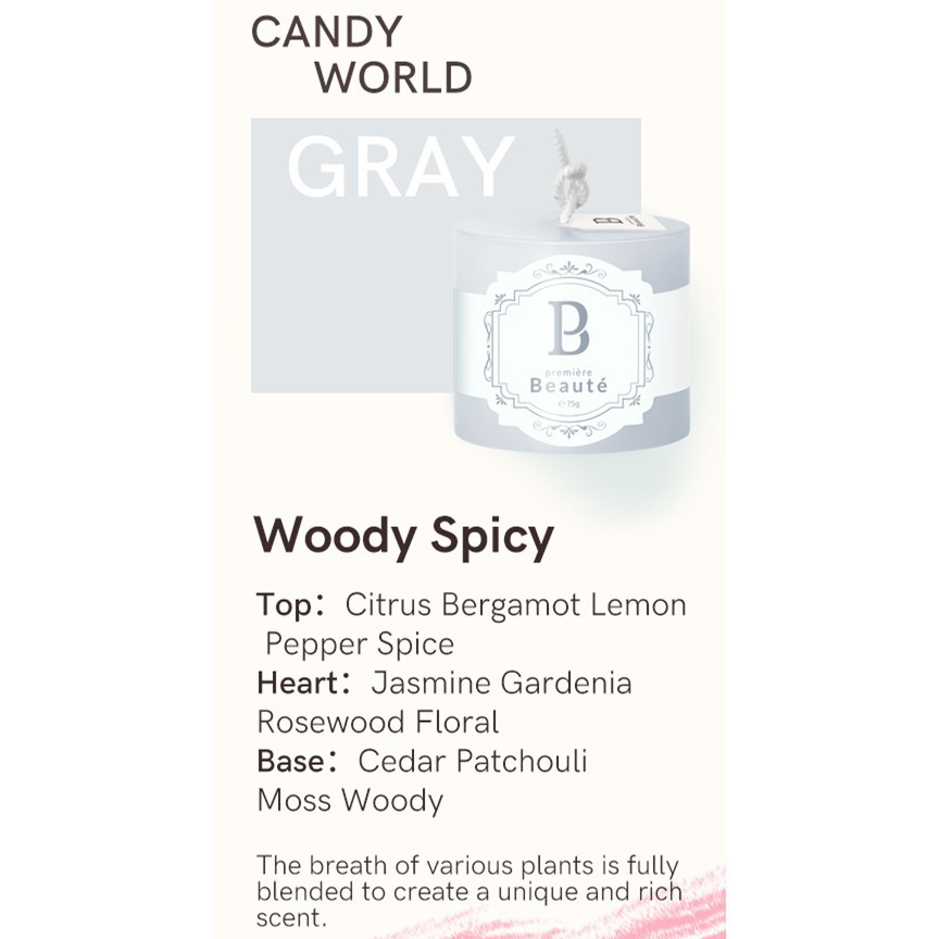 KINDSTORE❤ | [Premiere Beaute] Candy World Candle / Lilin Scented Candle Aromatherapy 75g