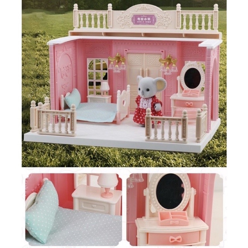 koala diary town diy doll house toys mainan rumah2an