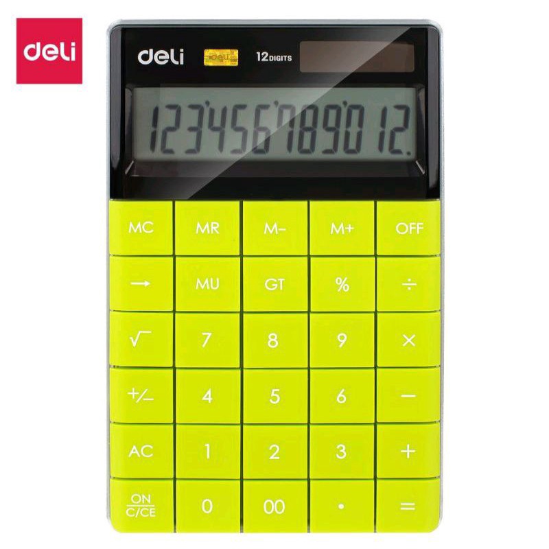 

Calkulator Deli E1589 Calculator/Kalkulator Green (Desktop Kalkulator Fancy keren)