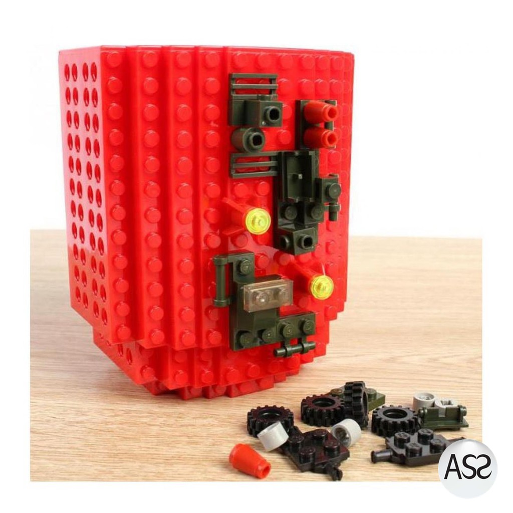 ASS Shop - VKTECH Gelas Mug Lego Build-on Brick - 936SN