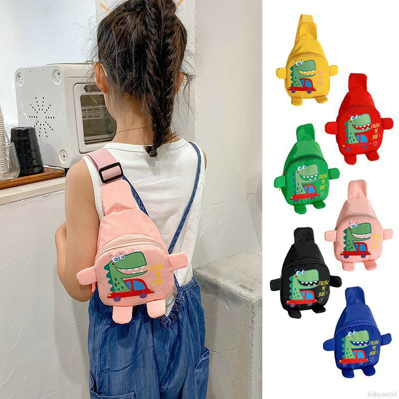 Plazababyku RAFA DINO DUDE Tas slempang anak perempuan mini / Tas bahu anak