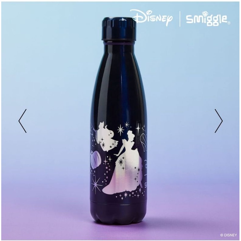 Limited ORI & NEW - Termos SMIGGLE CINDERELLA - WITH TAG - DISNEY