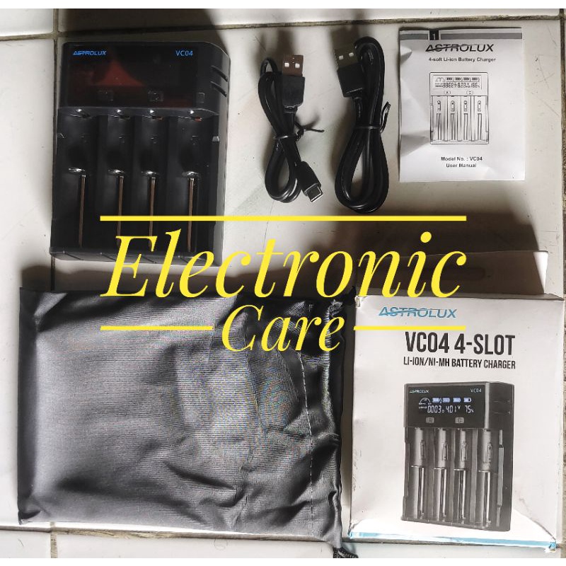 Charger Baterai Universal Astrolux VC04