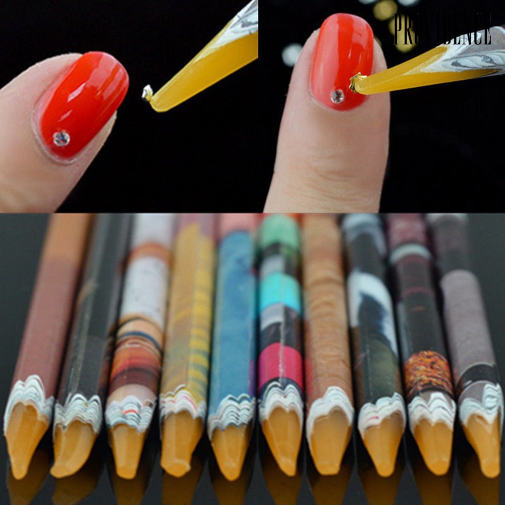 Providence Crayon Wax Dotting Pen Pencil Rhinestones Picker DIY Salon Manicure Art Tool