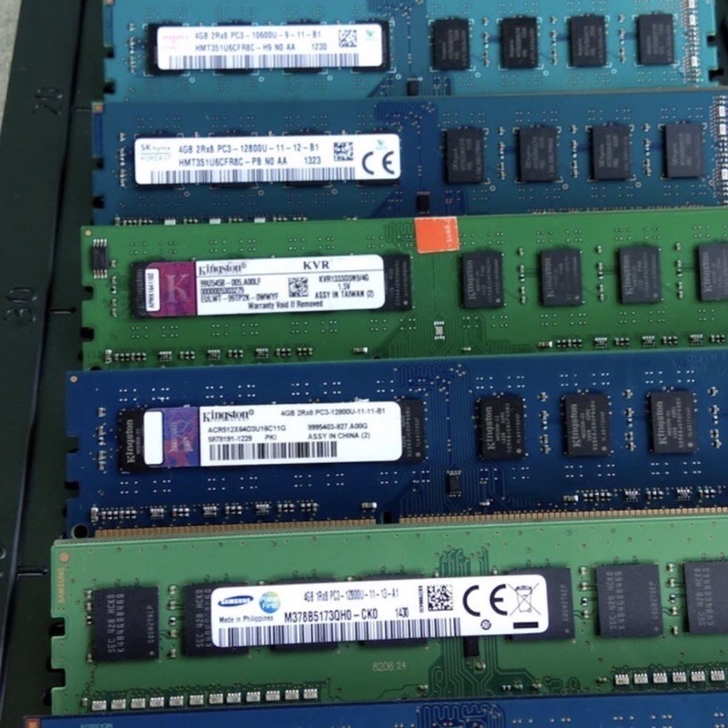 RAM PC DDR3 4GB PC3-12800U 1Rx8 Merk SAMSUNG /HYNIX