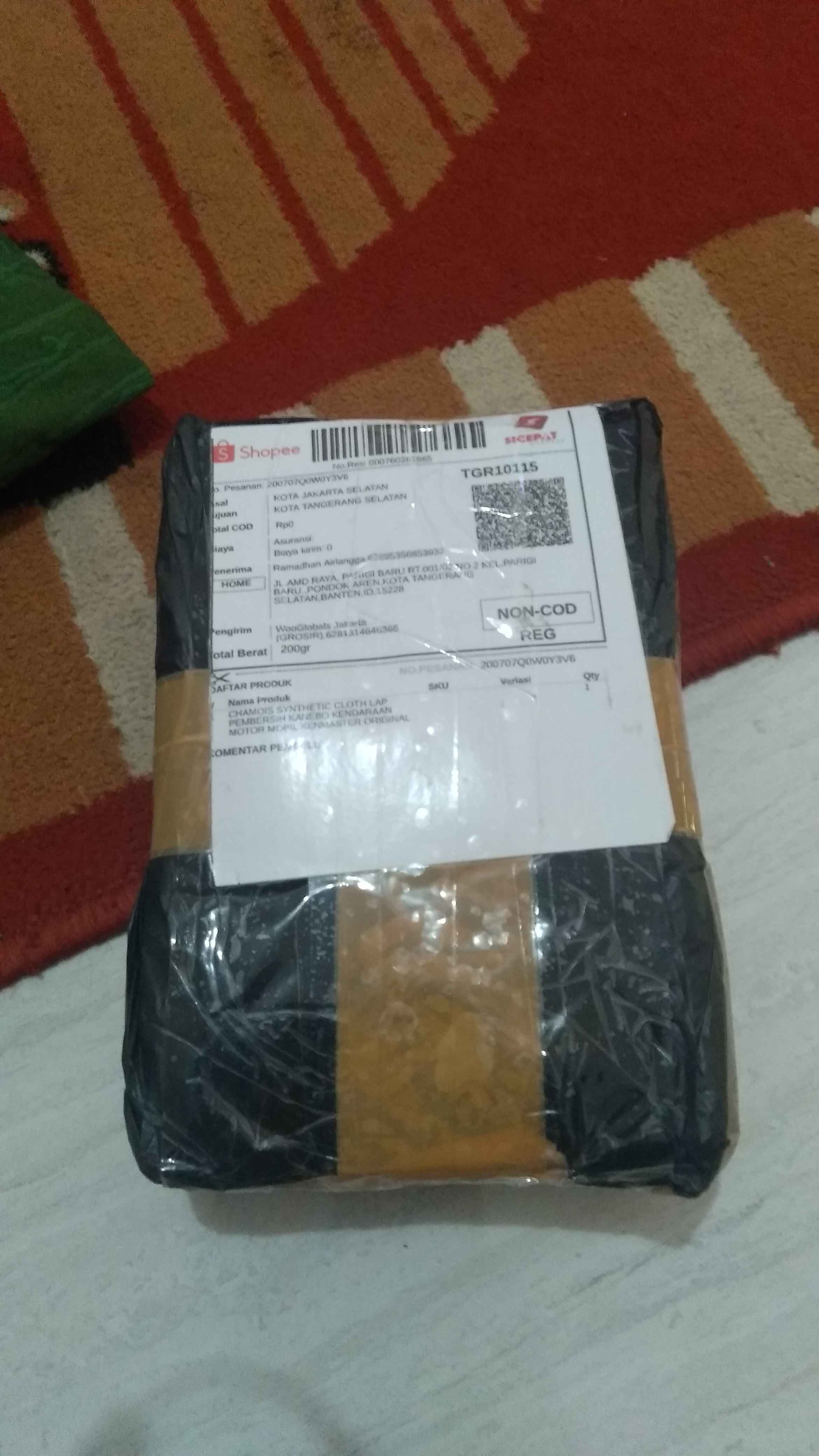 Chamois Synthetic Cloth Lap Pembersih Kanebo Kendaraan Motor Mobil Kenmaster Original