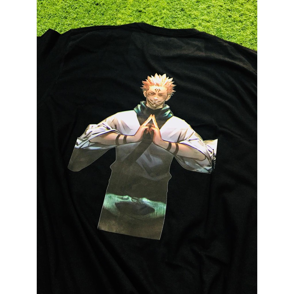 Tshirt Jujutsu Kaisen Ryomen Sukuna Fukuma Mizushi Black Anime Manga