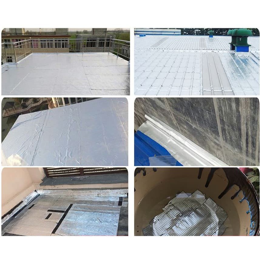 Lakban Anti Bocor Anti Air Aluminium Foil Butyl Waterproof Tape ISOLASI AJAIB TAHAN AIR