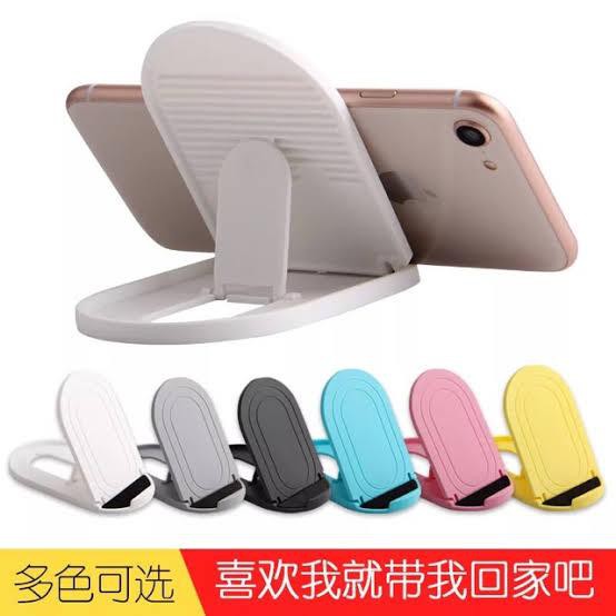 FOLDING STENTS Handphone iPad Tablet Stand Holder Universal 4 - 11 inchi Multi Angle Adjustable