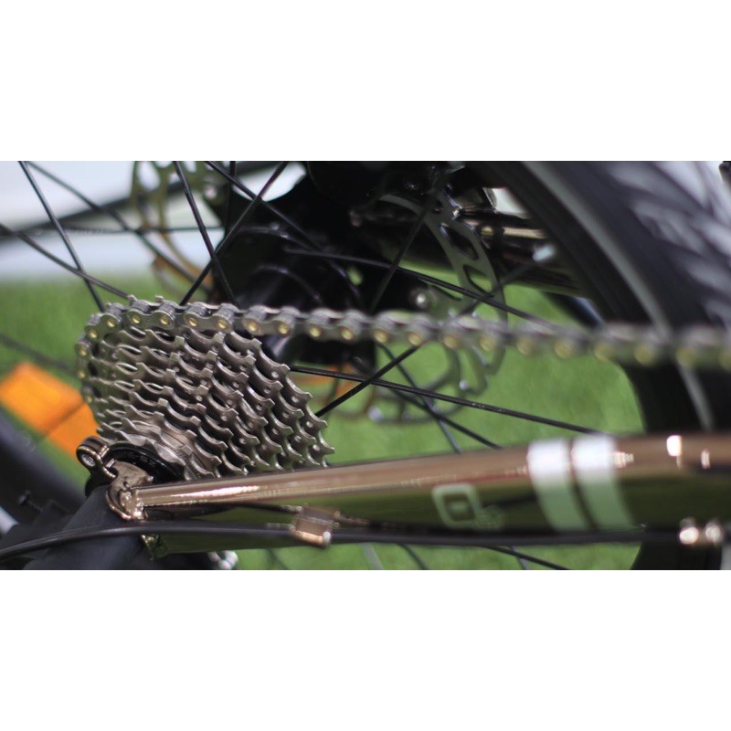 Sepeda Lipat Element Troy 10 Speed Black Diamond Edition SNI Garansi frame 5 tahun bisa kredit COD-2