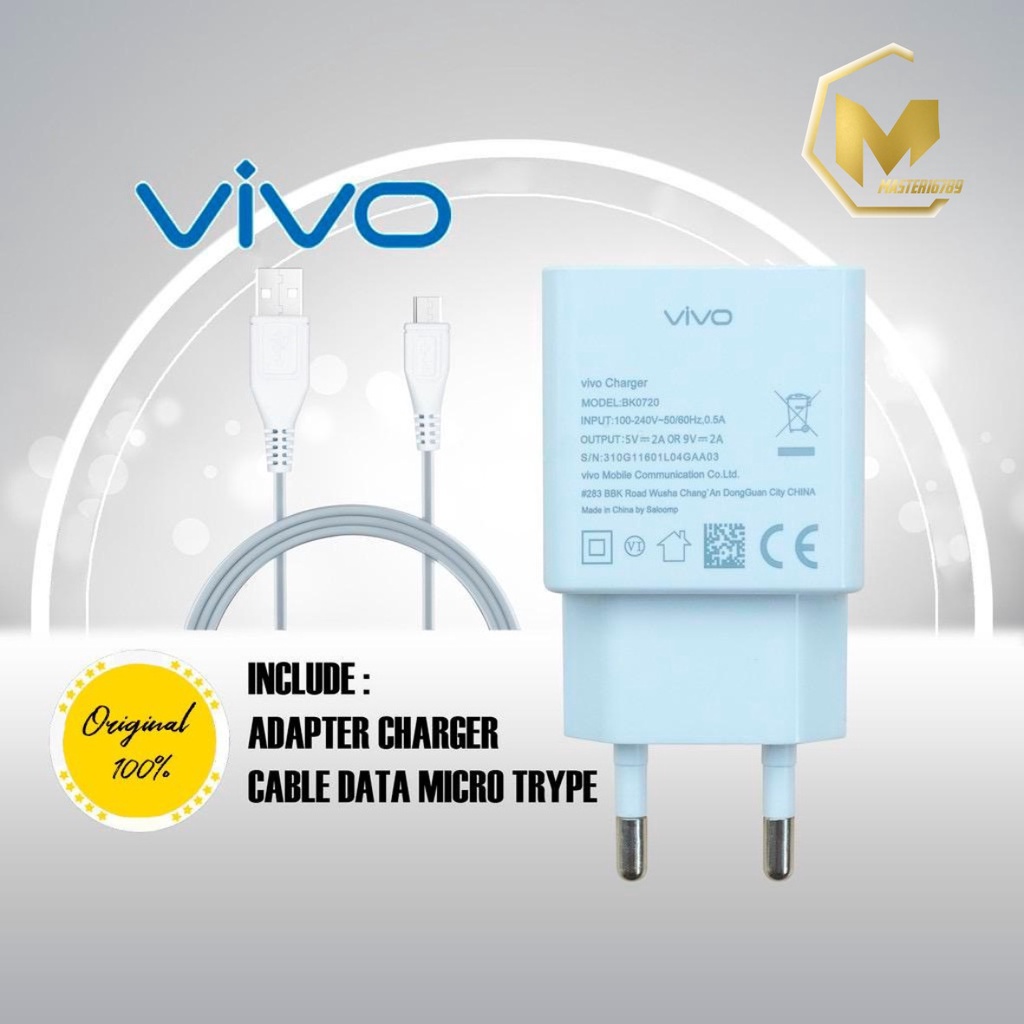 BM089 BK0720 Charger Cashan VIVO ORIGINAL micro usb fast Charging y53 Y12s y15 y17 y83 y81 Y91c y93 MA1815