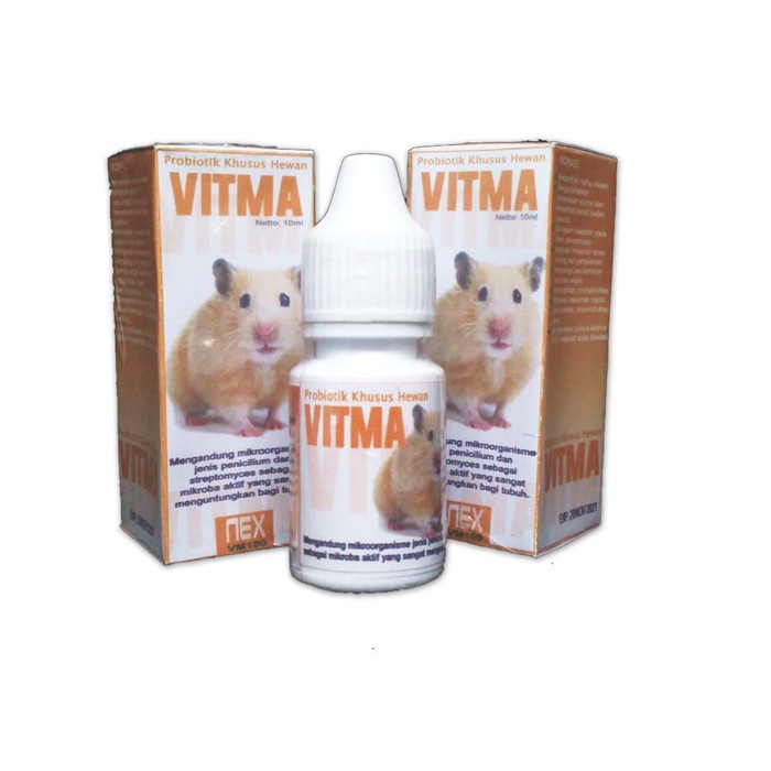 Jual hamstervitaminobat vitamin dan probiotik hamster kualitas