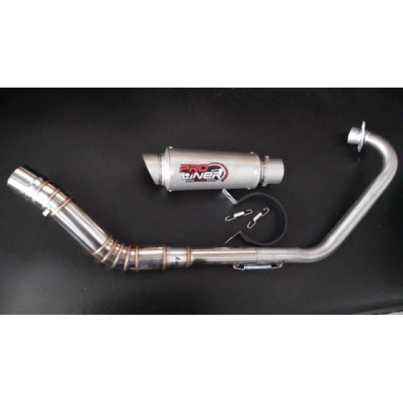 KNALPOT PROLINER TR-1SHORT PNP VIXION,R15, CBR150R, CB150R,SONIC,GSX,FU,TIGER,BYSON, SCORPIO,MP, DLL