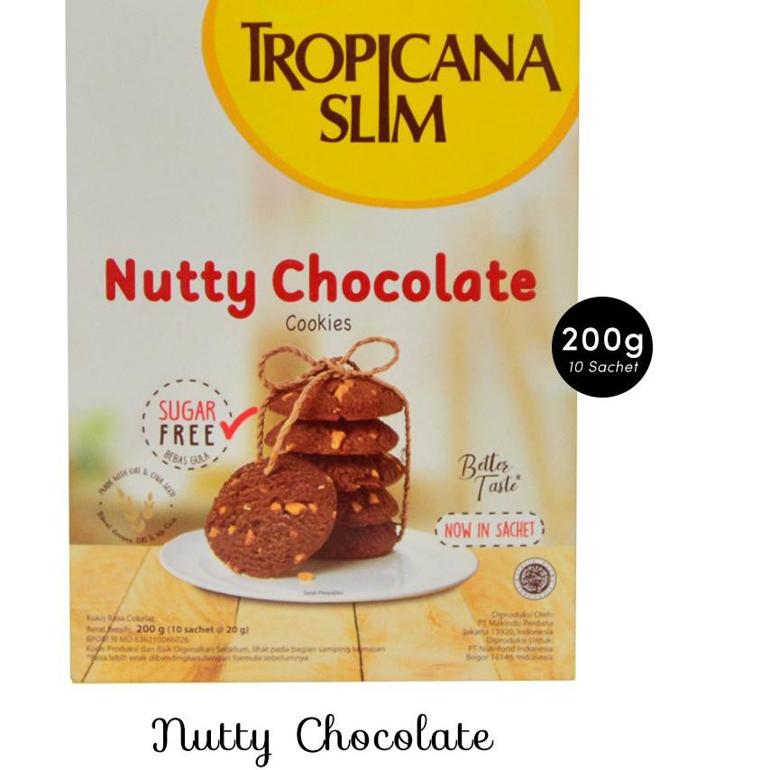 

BIG SALE RAMADHAN Slim & Fit Cemilan Diet Sehat / Snack Tropicana Slim Fit Cookies Kue Camilan Diet