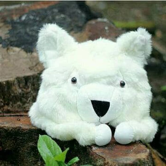 topi animal hat doggy kupluk boneka