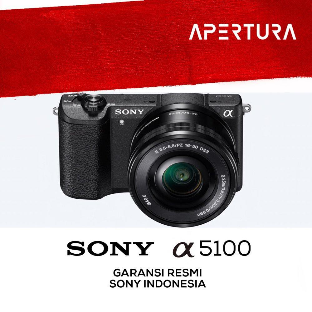 SONY A5100L - A5100 - A 5100 kit lens 16-50 New Garansi Sony Indone