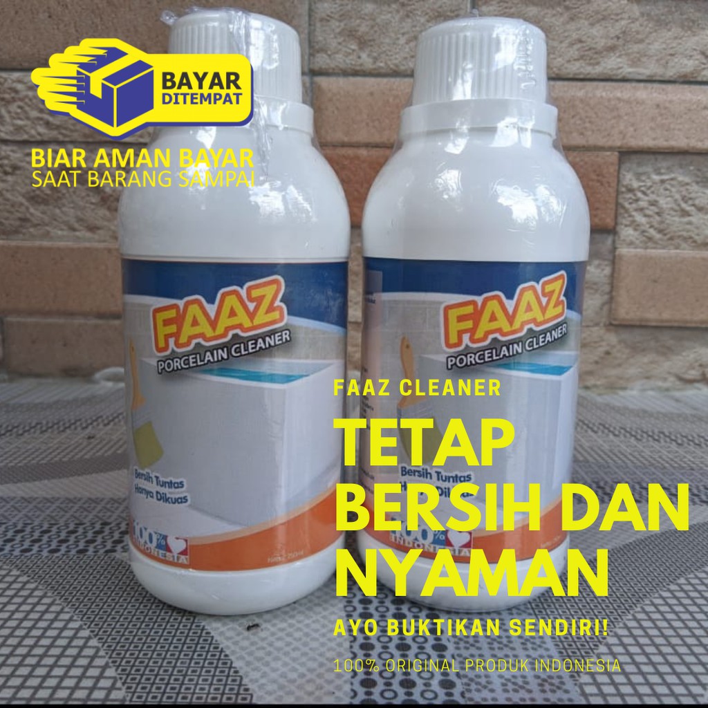 FAAZ PORCELAIN CLEANER PEMBERSIH KERAK