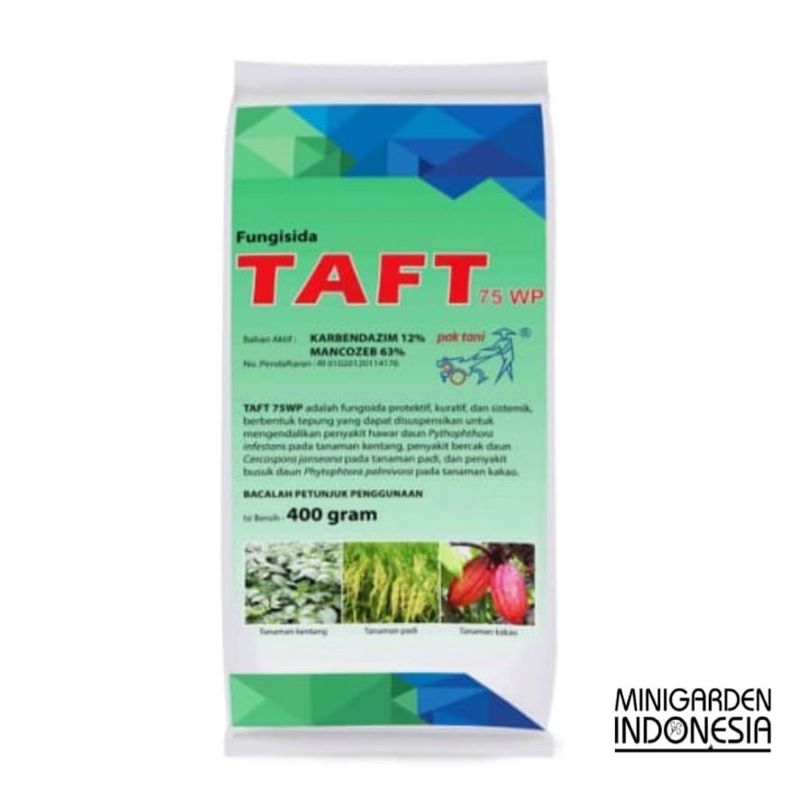 TAFT 75 WP FUNGISIDA 400 GRAM obat jamur busuk buah bercak hawar daun