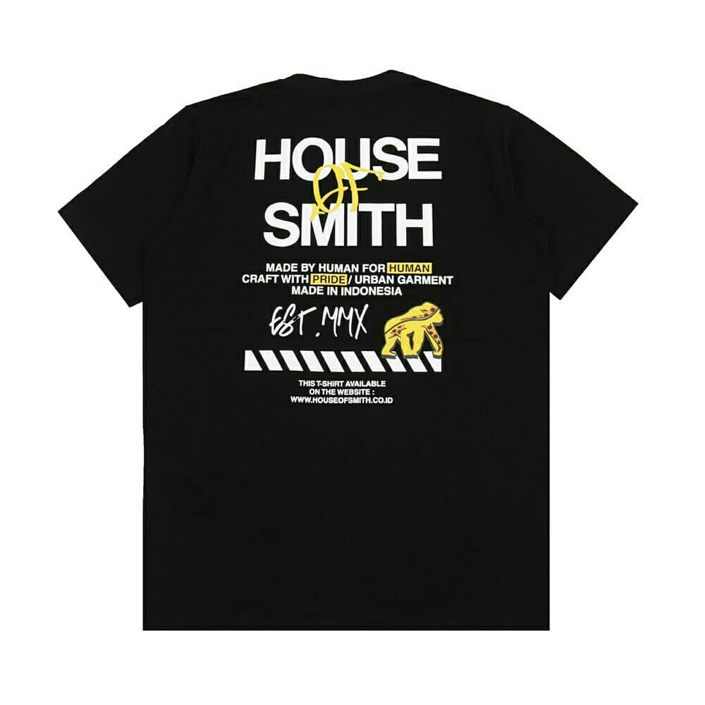 KAOS HUOSME SMITH ORIGINAL DISTRO - HUOSME SMITH HITAM