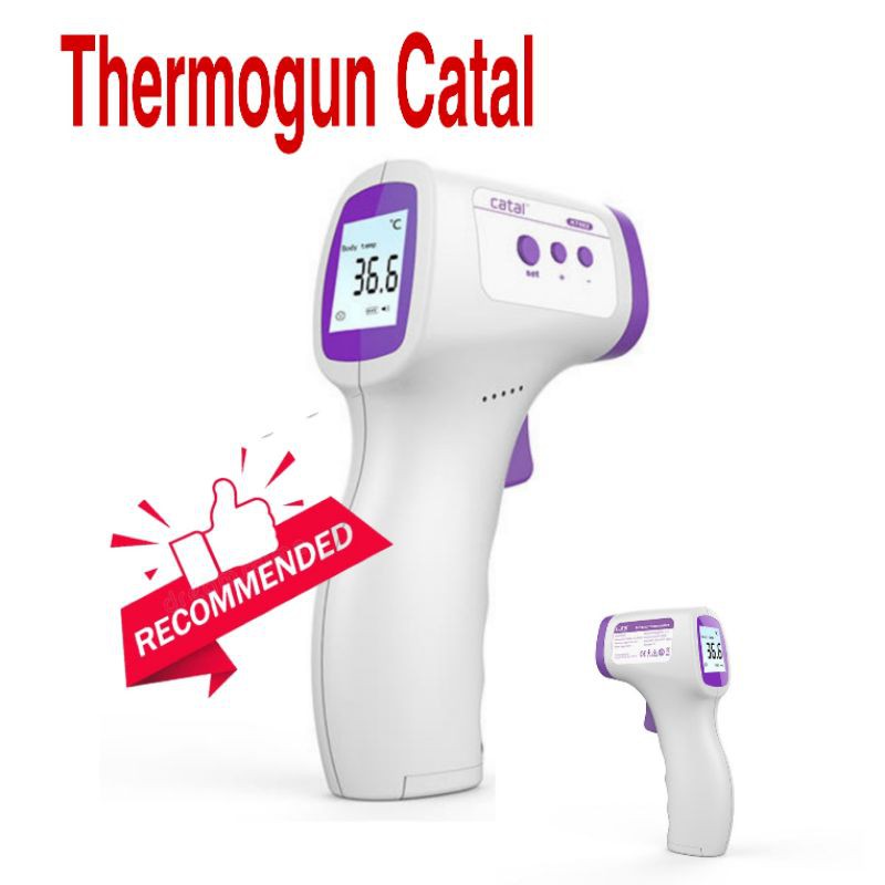 CATAL THERMOGUNBTHERMOMETER non contact infrared SUHU TUBUH