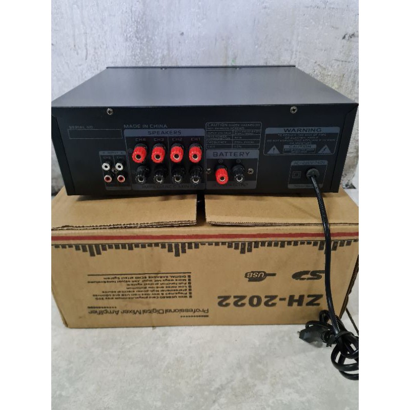 Amplifier Walet ZH2202/ZH 2202 4 CHANNEL