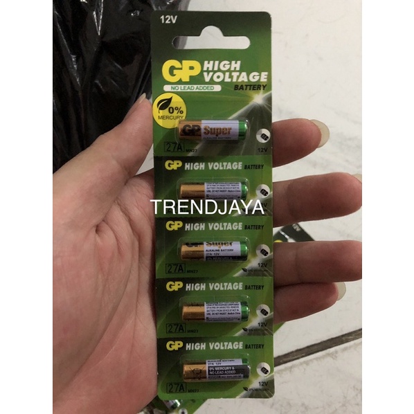 BATERAI BATERAY GP 27 A BATERAI 27A BATERAI A27 BATERAY ALKALIN ORIGINAL