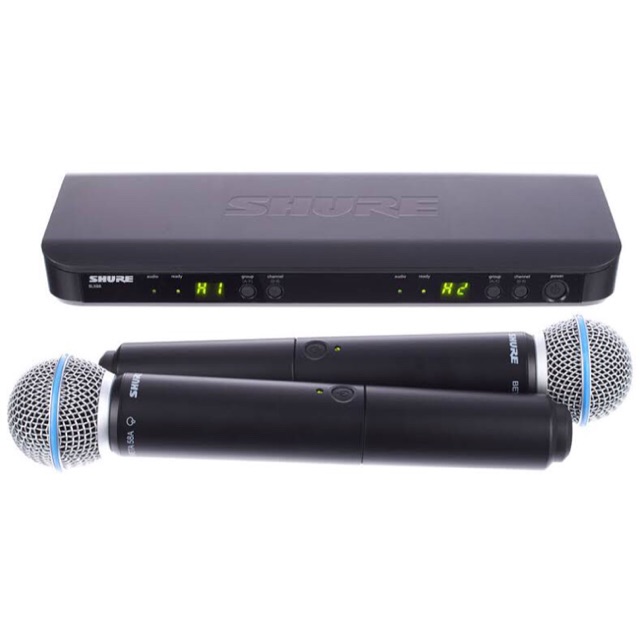 MIC SHURE WIRELES ORIGINAL BLX288/BETA58 GARANSI 1 TAHUN