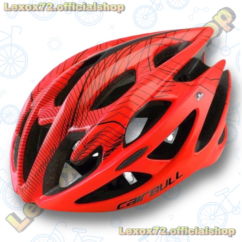 CAIRBULL Helm Sepeda Ultralight Air Vents Cycling Bike Cap Size L - CB-01 - Orange