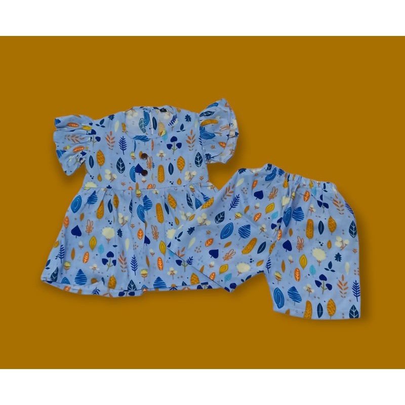 Setelan rayon anak perempuan One set anak perempuan one set rayon anak perempuan Setelan Anak bahan rayon