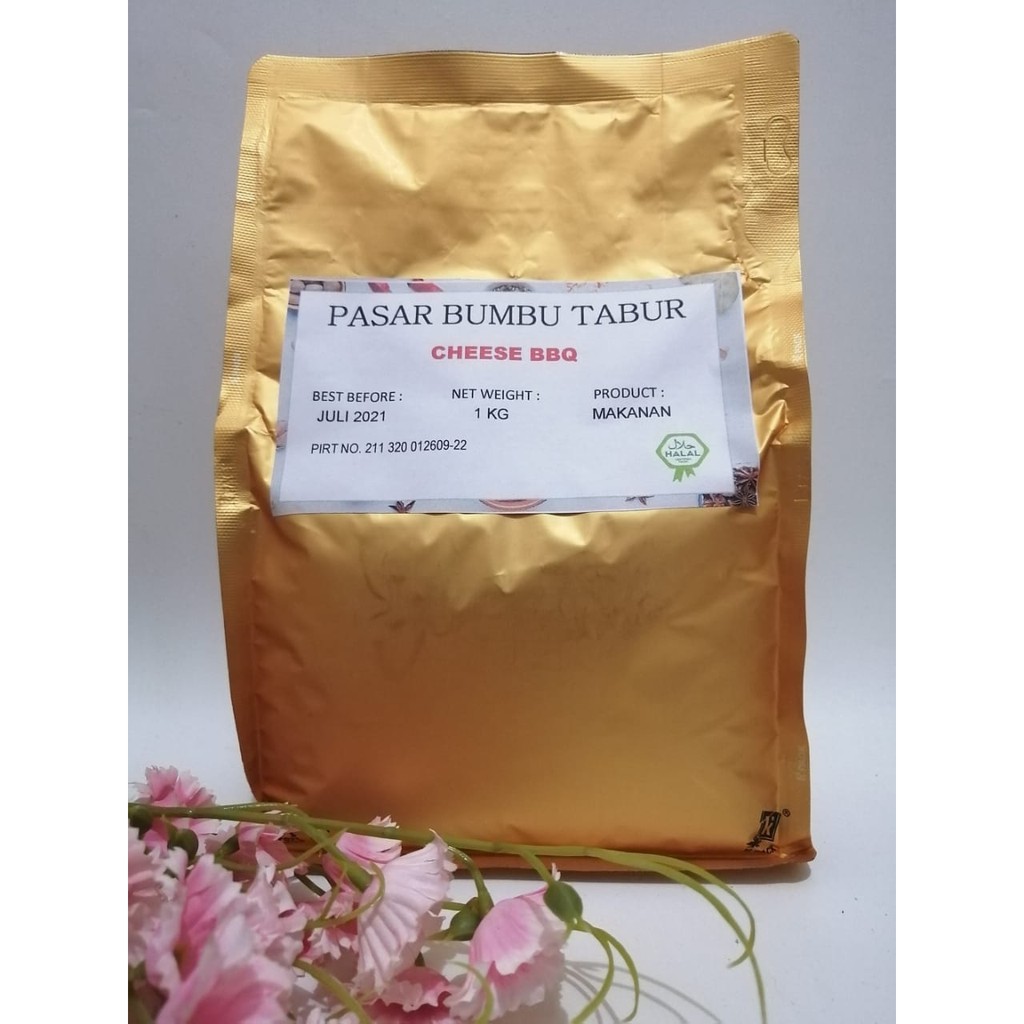 

BUMBU TABUR CHEESE BARBEQUE / BBQ 1 KG BUBUK MAKANAN ENAK MURAH HALAL