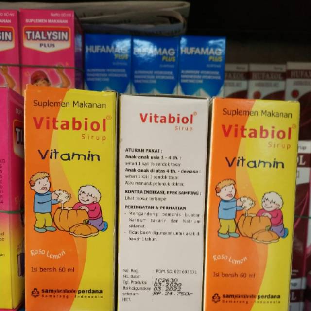 Vitabiol Rasa Melon Sirup 60ml Multivitamin Pertumbuhan Anak Murah Original Shopee Indonesia